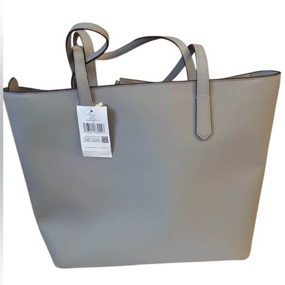 Kate Spade New York Staci Tote and Wristlet 3 Piece Set Crisp Sky Leather NWT - Picture 4 of 6